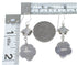 Sterling Silver Turquoise And Yellow Mother Of Pearl Flower Southwest Hook Dangle Earrings WX76394